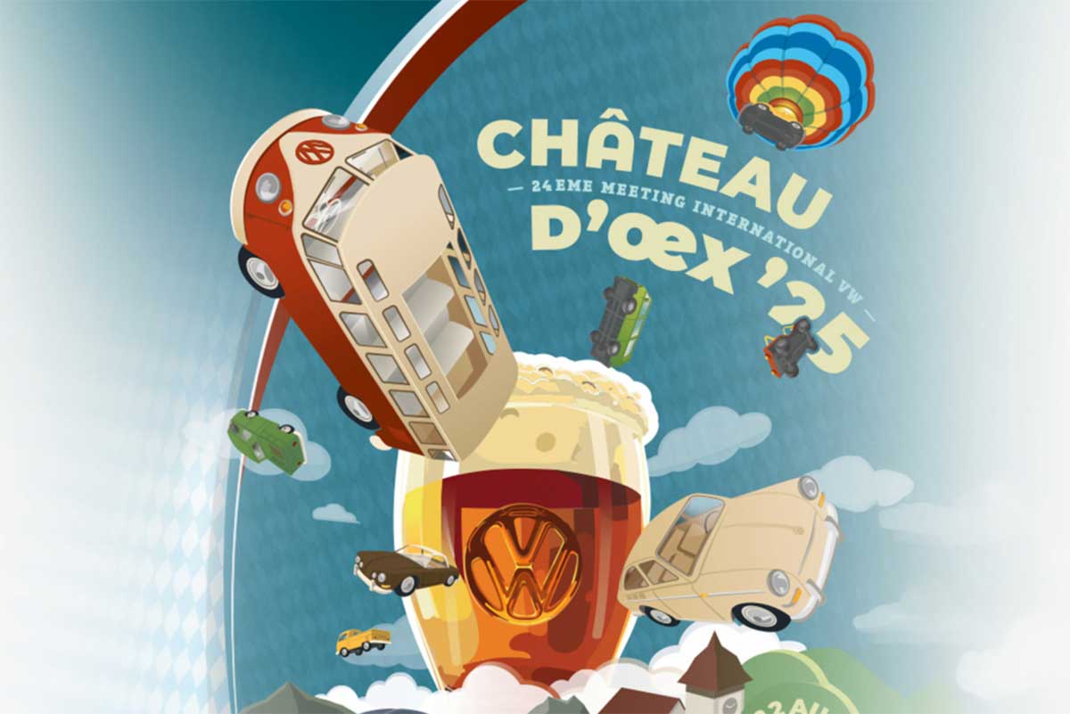 24e Meeting International VW à Château-d’Oex
