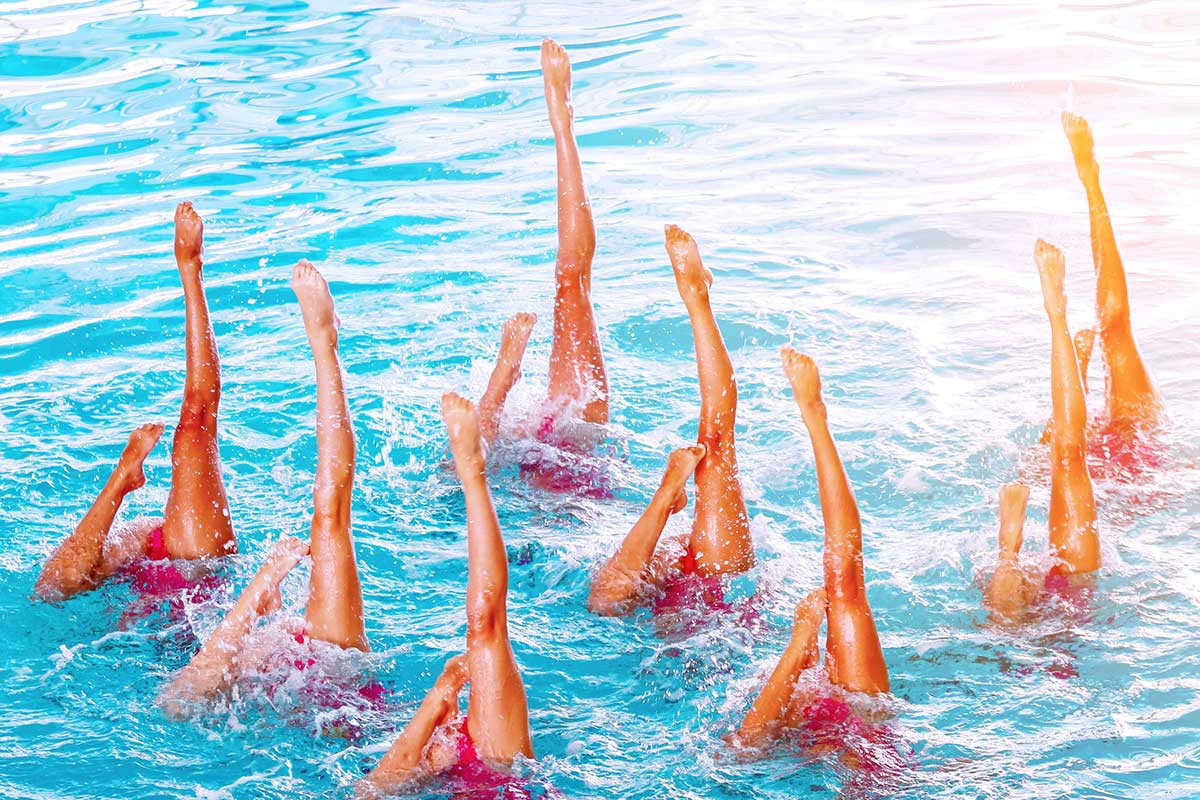 Natation artistique à Montreux