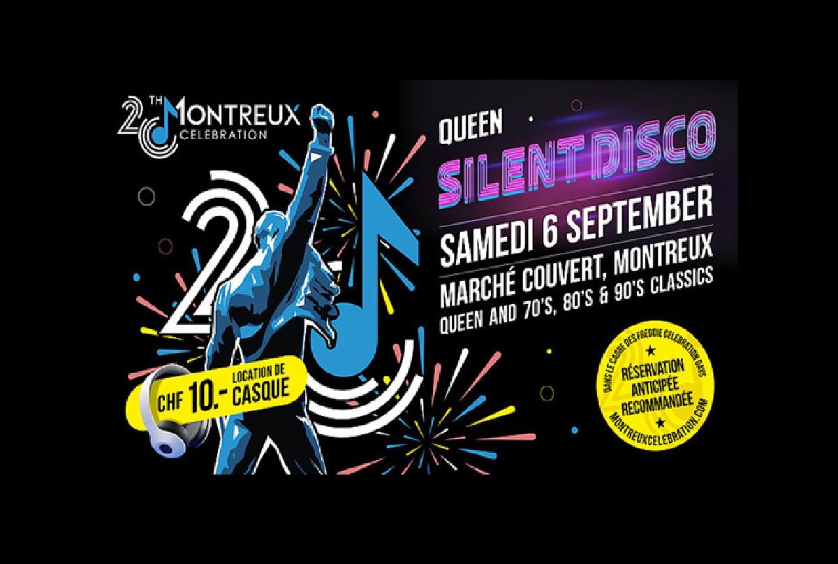 Queen Silent Disco 2025 à Montreux