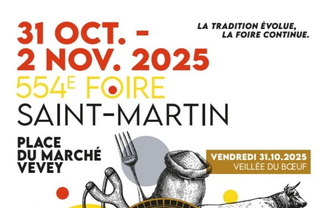 Foire de la Saint-Martin 2025 à Vevey