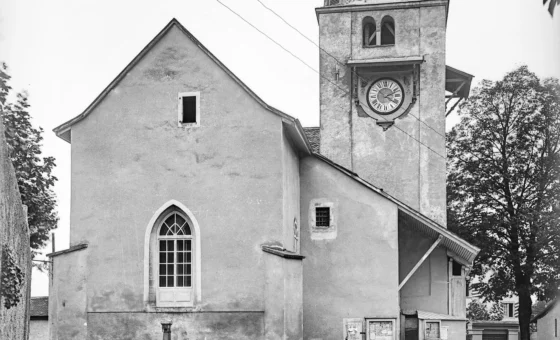 Église et village de Corsier-sur-Vevey