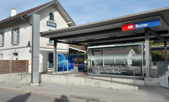 Gare de Burier à La Tour-de-Peilz