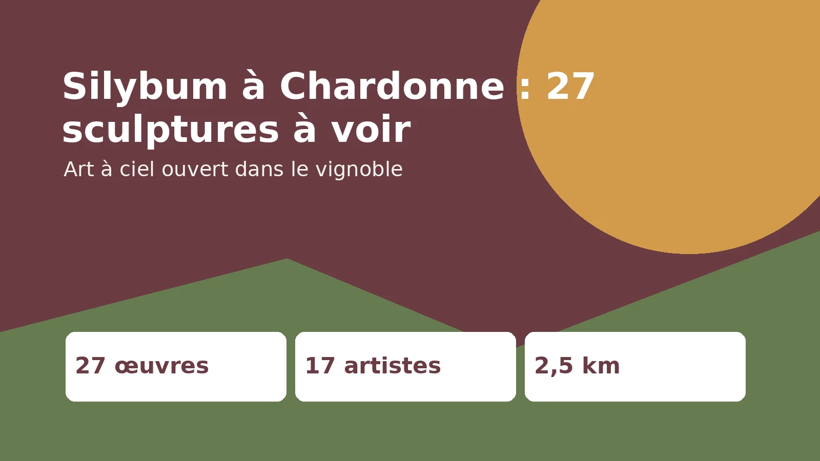 Silybum à Chardonne : 27 sculptures à voir