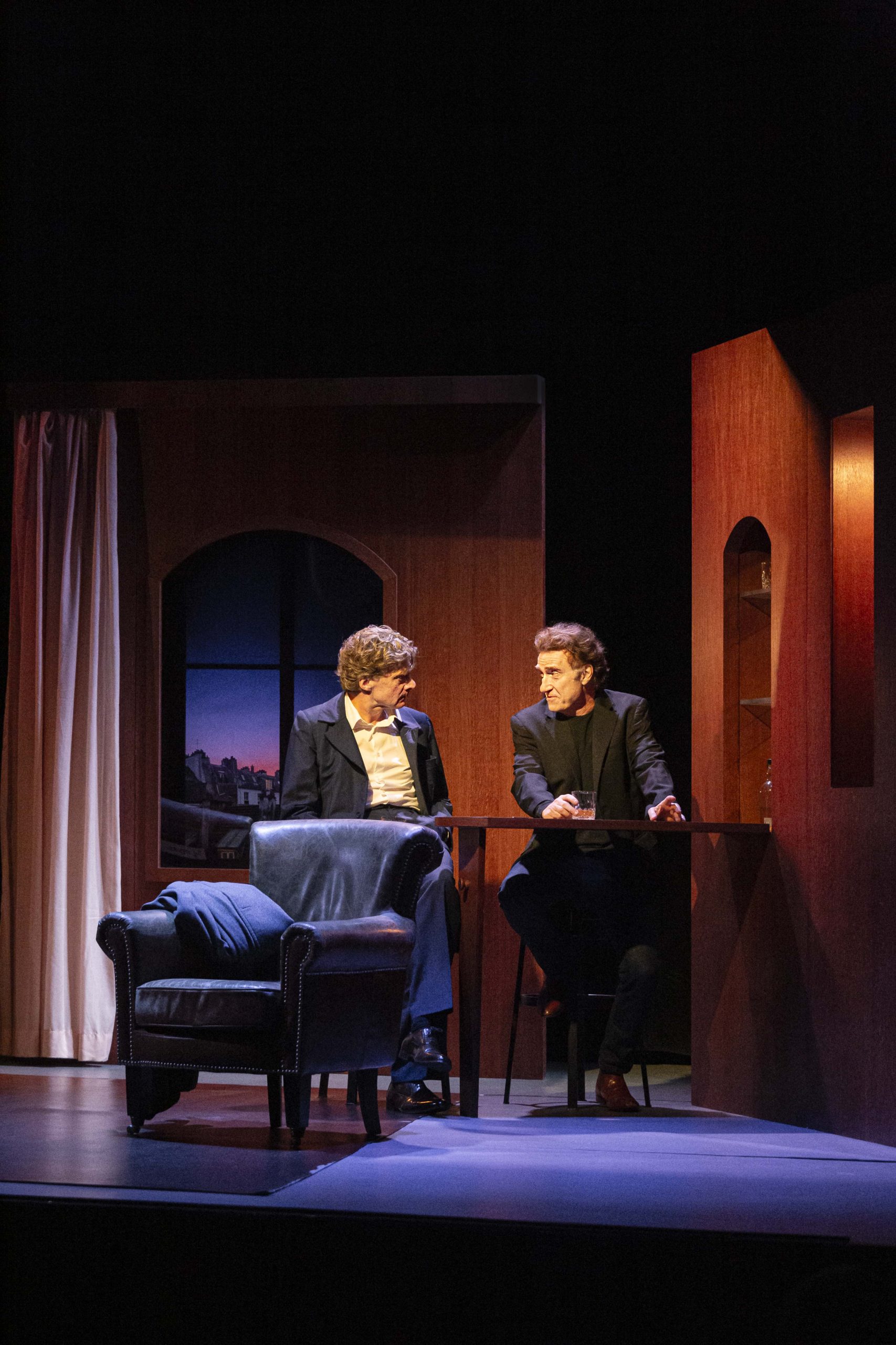 Thierry Frémont et Nicolas Vaude dans Une heure à t’attendre