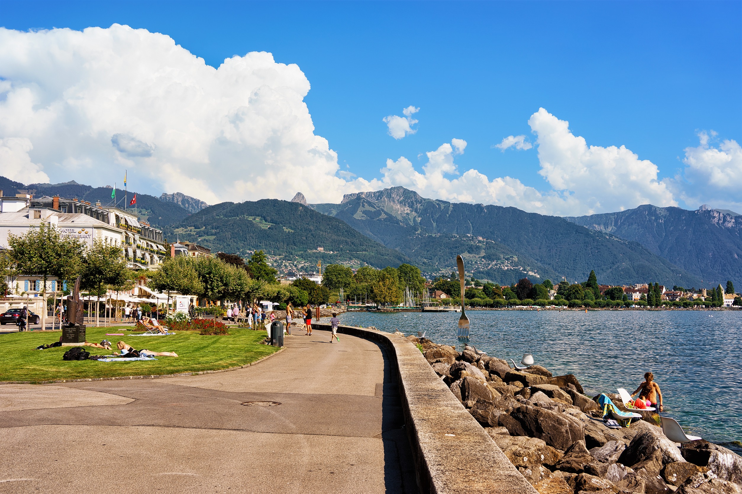 Les quais de Vevey