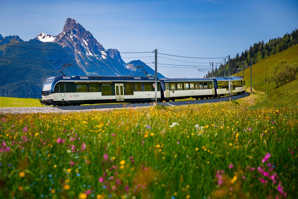 MOB : prendre le train à Montreux pour visiter la Suisse
