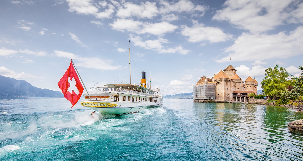 Une croisière depuis Montreux sur le Léman