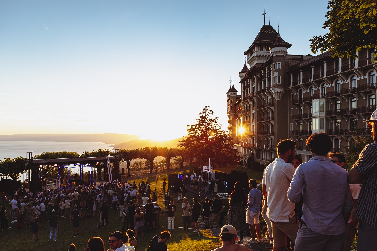 Le duo The Blaze à Audemars Piguet au Montreux jazz festival en 2022 par Thea Moser