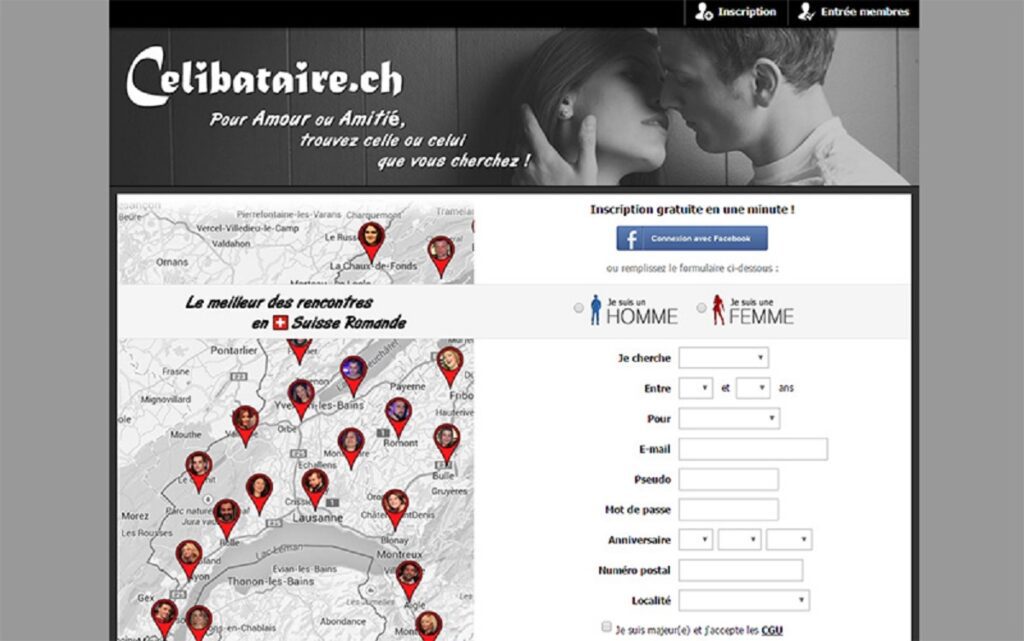 Célibataire.ch : Le site de rencontre 100 % suisse