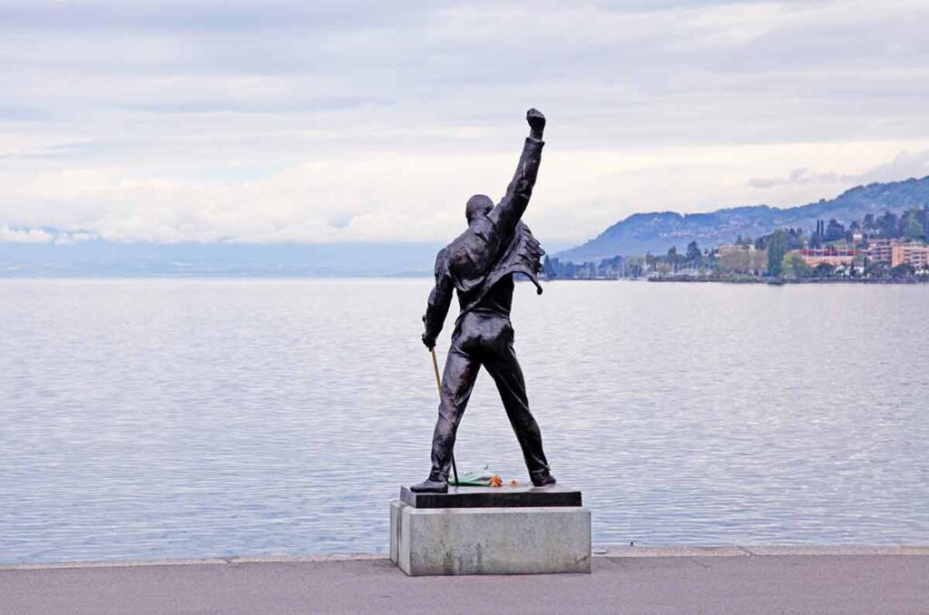 circuit des statues entre Vevey et Villeneuve