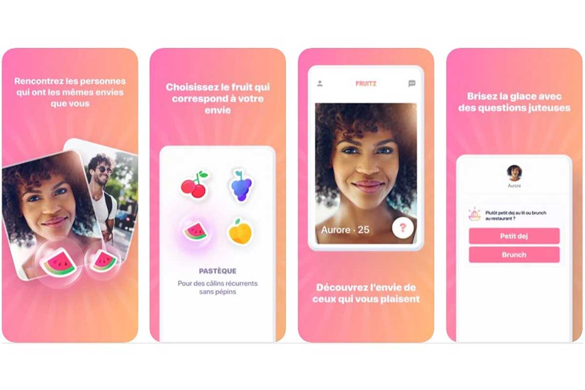 Fruitz : l’application de rencontre qui annonce la couleur dès le départ