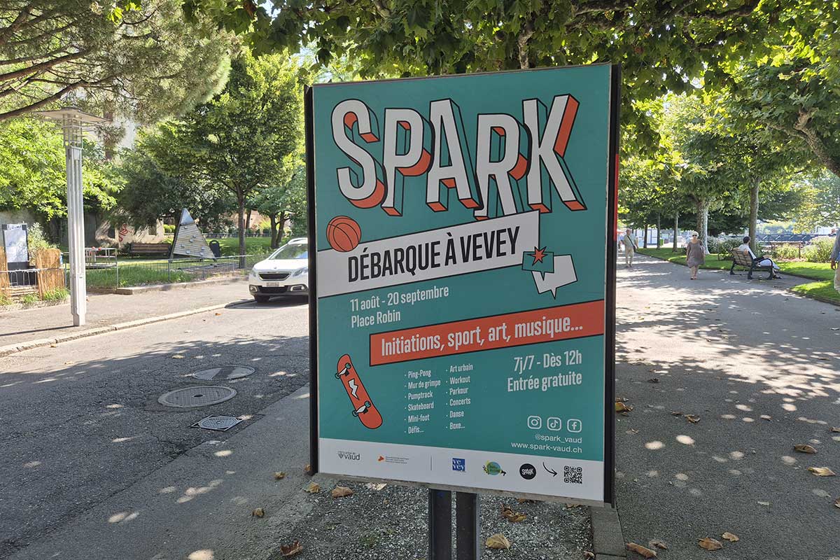 Spark à Vevey : sport et convivialité au cœur de l’été sur la place Robin