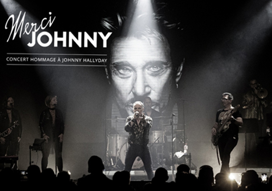 Merci Johnny en concert au KUBUS de Martigny au mois de novembre 2025