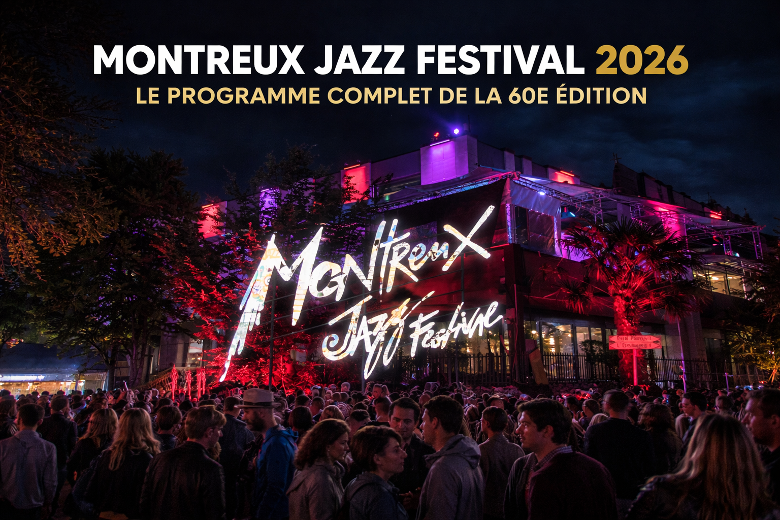 Montreux Jazz Festival 2026, le programme complet de la 60e édition